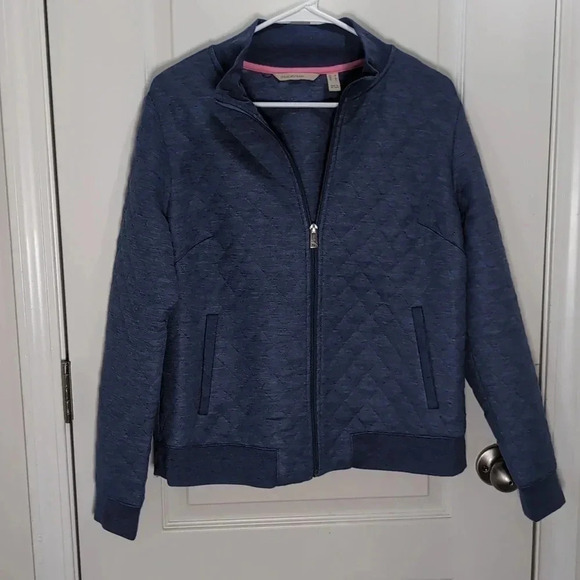 Isaac Mizrahi Live! SOHO Quilted Jacquard Jacket - Picture 2 of 10